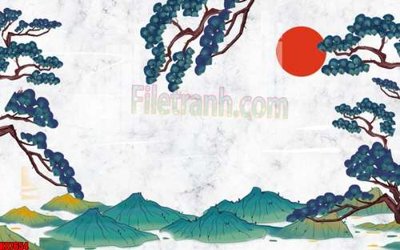 Chi tiết file gốc File gốc in tranh tổng hợp tường nền K87654 (cho in tráng gương)