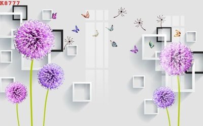 File tranh in trần 3D File gốc in tranh tổng hợp K8777 (ảnh gốc)