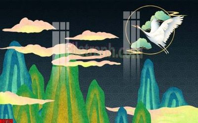 File gốc File gốc in tranh tổng hợp tường nền K87778 (bản quyền) cho in ấn