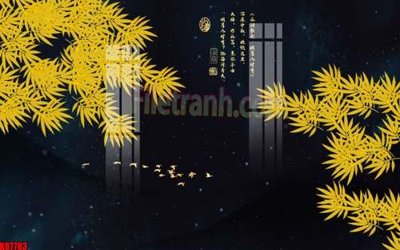 File in lụa File gốc in tranh tổng hợp tường nền K87783 (phong cảnh) File gốc in tranh tổng hợp tường nền K87783