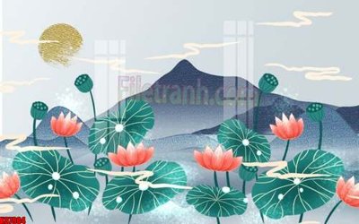 File in ấn File gốc in tranh tổng hợp tường nền K87904 (bản gốc) cao cấp