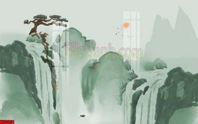 File gốc File gốc in tranh tổng hợp tường nền K88001 (trang trí) phòng làm việc