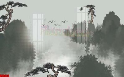 File gốc File gốc in tranh tổng hợp tường nền K88025 cho in ấn và thiết kế