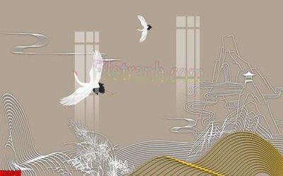 File PSD File gốc in tranh tổng hợp tường nền K88048 (gốc) nhiều lớp (multi-layer)