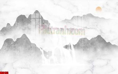 File tranh File gốc in tranh tổng hợp tường nền K88135 (bản gốc) in lụa 5D