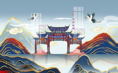 File gốc File gốc in tranh tổng hợp tường nền K88251 (in mica) làm bảng hiệu