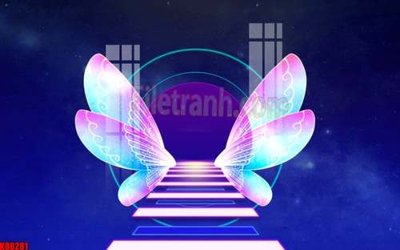 Chi tiết file gốc File gốc in tranh tổng hợp tường nền K88281 (cho in tráng gương)