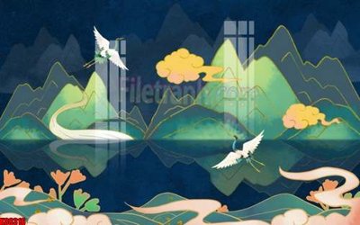 File gốc File gốc in tranh tổng hợp tường nền K88316 (phong cách) cổ điển