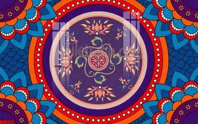 File gốc File gốc in tranh tổng hợp tường nền K88337 (in mica) làm quà tặng