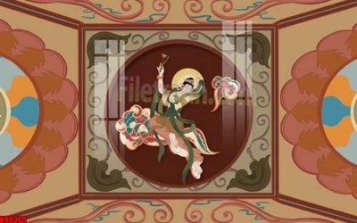 Hình ảnh file gốc File gốc in tranh tổng hợp tường nền K88369 cho in UV