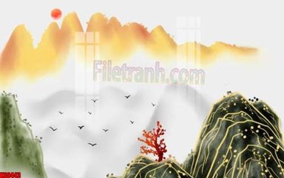 File gốc in ấn File gốc in tranh tổng hợp tường nền K88443 chất lượng vượt trội