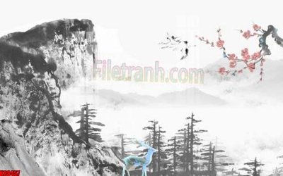 Tải file gốc File gốc in tranh tổng hợp tường nền K88457 (in khổ lớn) không mờ