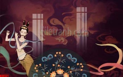 File gốc File gốc in tranh tổng hợp tường nền K88521 (cho in ấn) độc quyền