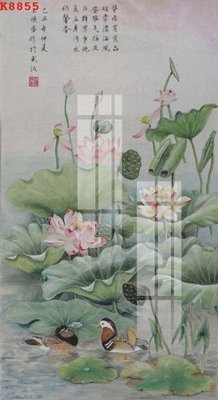 File tranh File gốc in tranh tổng hợp K8855 (gốc) in trên kính