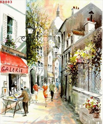 File PSD File gốc in tranh tổng hợp K8883 (chất lượng in ấn)