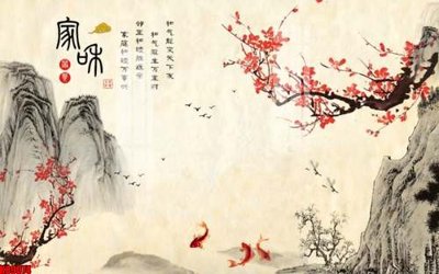 Hình ảnh file gốc in lụa File tranh gốc tổng hợp tranh nền tường đẹp K89074