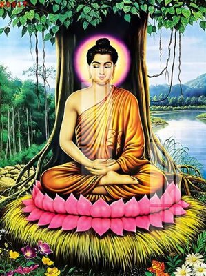 Tải file File gốc in tranh tổng hợp K8917 (gốc) chủ đề hoa sen