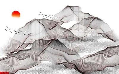 File PSD File tranh gốc tổng hợp tranh nền tường đẹp K89234 (nguyên bản) cho thiết kế