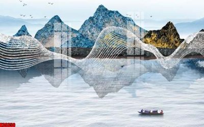 File tranh gốc in trần nhà File tranh gốc tổng hợp tranh nền tường đẹp K89350 3D