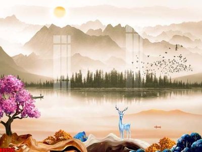 File tranh File tranh gốc tổng hợp tranh nền tường đẹp K89507 (ảnh gốc) chi tiết rõ ràng