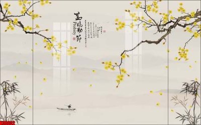 File gốc File tranh gốc tổng hợp tranh nền tường đẹp K90032 (in tráng gương) ốp tường