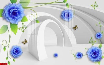 File gốc File tranh gốc tổng hợp tranh nền tường đẹp K90210 (in lụa) trang trí tường