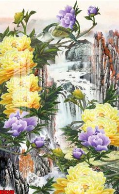 File gốc File tranh gốc tổng hợp tranh nền tường đẹp K90240 (thiết kế) độc quyền