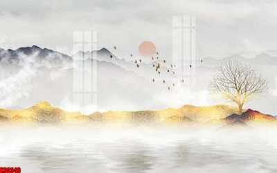 Tải file gốc File tranh gốc tổng hợp tranh nền tường đẹp K90349 (bản PSD) còn layer