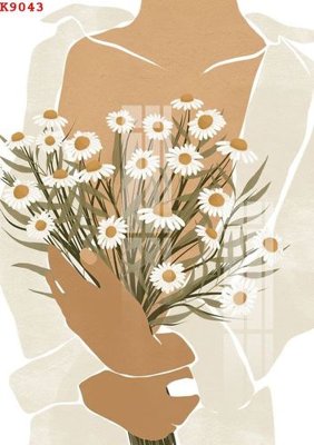 File gốc File gốc in tranh tổng hợp K9043 (in lụa) chi tiết cao