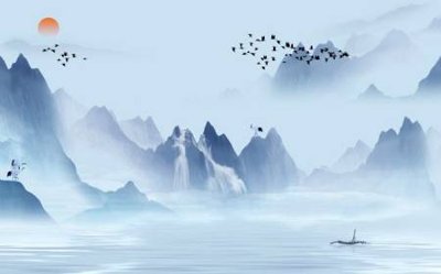 File gốc File tranh gốc tổng hợp tranh dán nền tường đẹp K91044 (in mica) trang trí