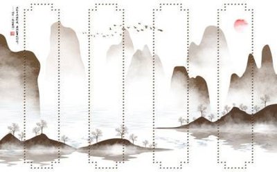 File gốc File tranh gốc tổng hợp tranh dán nền tường đẹp K91067 (phiên bản chuẩn) để in ấn