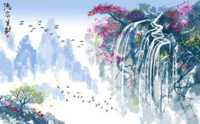 Download file gốc File tranh gốc tổng hợp tranh dán nền tường đẹp K91076 (in mica) logo