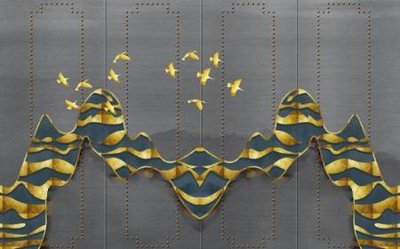 File PSD File tranh gốc tổng hợp tranh dán nền tường đẹp K91261 (nguyên bản) cho thiết kế