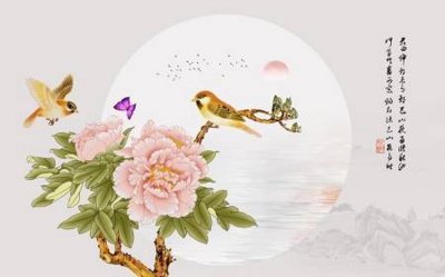 File in ấn File tranh gốc tổng hợp tranh dán nền tường đẹp K91318 chuyên nghiệp