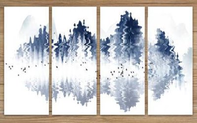 File tranh ảnh gốc File tranh gốc tổng hợp tranh dán nền tường đẹp K91374 dùng cho in khổ lớn