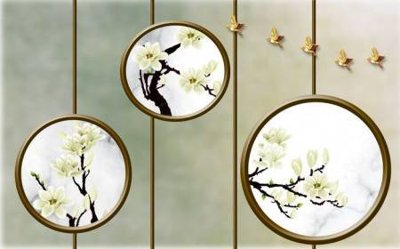 File gốc File tranh gốc tổng hợp tranh dán nền tường đẹp K91393 (in lụa) chi tiết cao