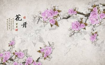 File gốc File tranh gốc tổng hợp tranh dán nền tường đẹp K91568 (phong cách) cổ điển