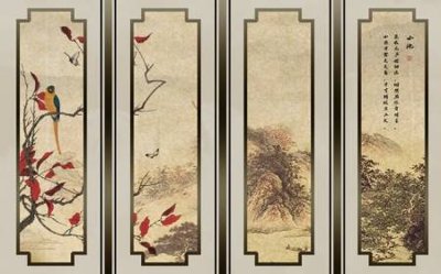 File tranh gốc PSD File tranh gốc tổng hợp tranh dán nền tường đẹp K91837 còn nguyên layer