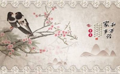 Tải file File tranh gốc tổng hợp tranh dán nền tường đẹp K91930 (gốc) chủ đề phong thủy