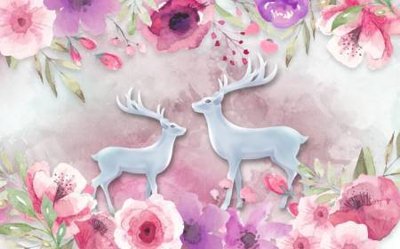 File gốc in ấn File tranh gốc tổng hợp tranh dán nền tường đẹp K92052 chuẩn màu CMYK