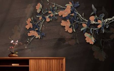 File gốc in tráng gương File tranh gốc tổng hợp tranh dán nền tường đẹp K92057 chi tiết