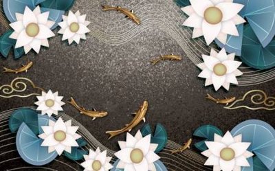 File gốc File tranh gốc tổng hợp tranh dán nền tường đẹp K92131 (PNG) nền trong suốt