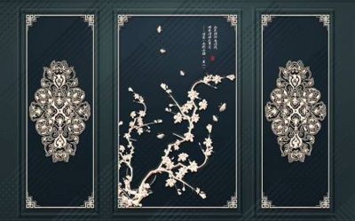 File gốc File tranh gốc tổng hợp tranh dán nền tường đẹp K92268 (in mica) làm quà tặng