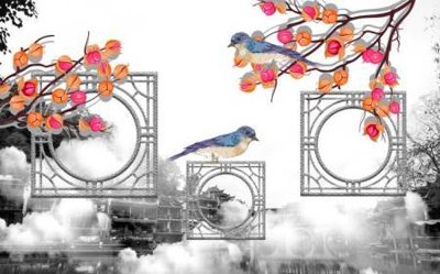 File gốc File tranh gốc tổng hợp tranh dán nền tường đẹp K92624 (chuẩn màu) cho in offset