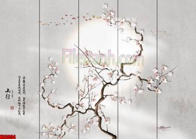 File tranh ảnh gốc File tranh gốc tổng hợp tranh nền tường đẹp K93094 dùng cho in khổ lớn