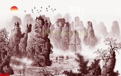 File in mica File tranh gốc tổng hợp tranh nền tường đẹp K93204 (bản gốc) sắc sảo