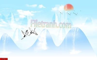 File gốc File tranh gốc tổng hợp tranh nền tường đẹp K93208 (in mica) làm bảng hiệu