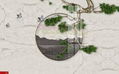 Tải file File tranh gốc tổng hợp tranh nền tường đẹp K93211 (PSD) cho in tranh 3D