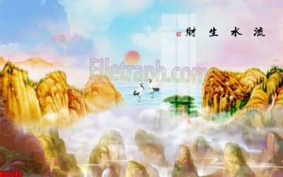 Download file gốc File tranh gốc tổng hợp tranh nền tường đẹp K93249 (in lụa) cao cấp