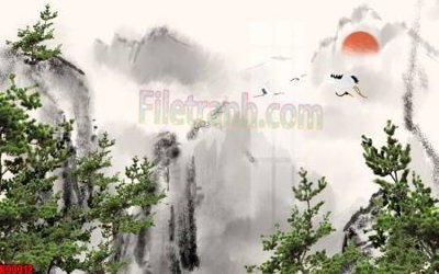 Tải file File tranh gốc tổng hợp tranh nền tường đẹp K93312 (gốc) làm tranh trang trí